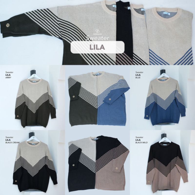 LILA SWEATER BY GREENISM/LILA SWEATER GREENISM/SWEATER GREENISM/CARDIGAN GREENISM/SWEATER LILA GREEN