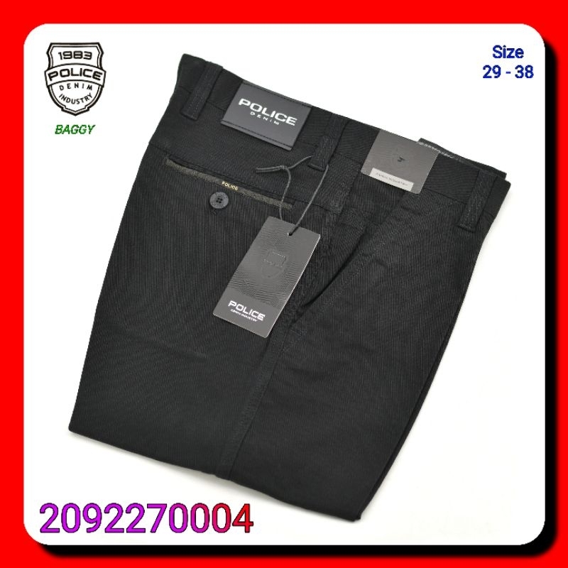 Celana Officer Pria Police Denim Industry Campur Model