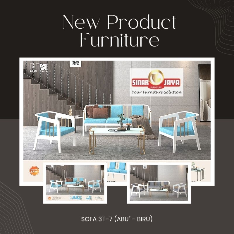 Sofa/kursi tamu 311-7/Minimalis