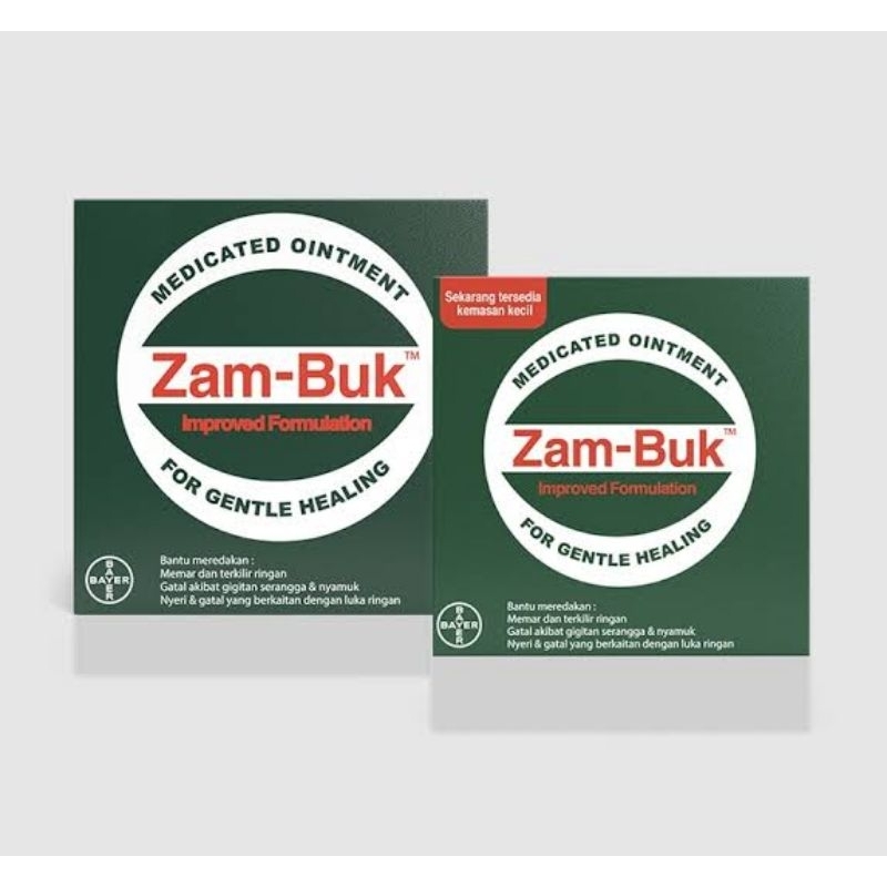 zambuk zam-buk bayer 25g 8g 25gr 8gr 25gram 8gram 25 8 g gr gram medicated ointment salep for gentle