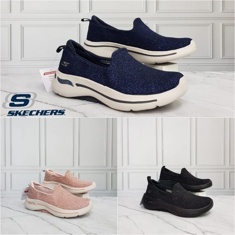 Skechers go walk Arc fit vividly woman / Sepatu Skechers wanita Arch Fit vividly