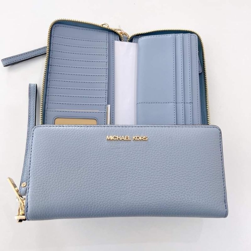 mk jet set phone wallet