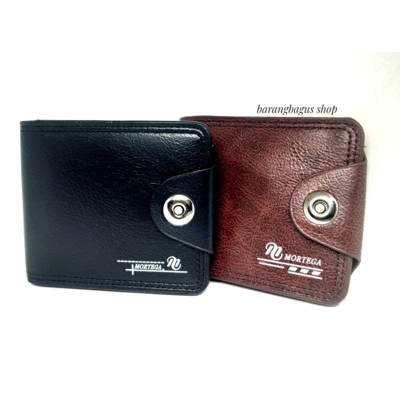 dompet kulit pria import murah keren model kancing