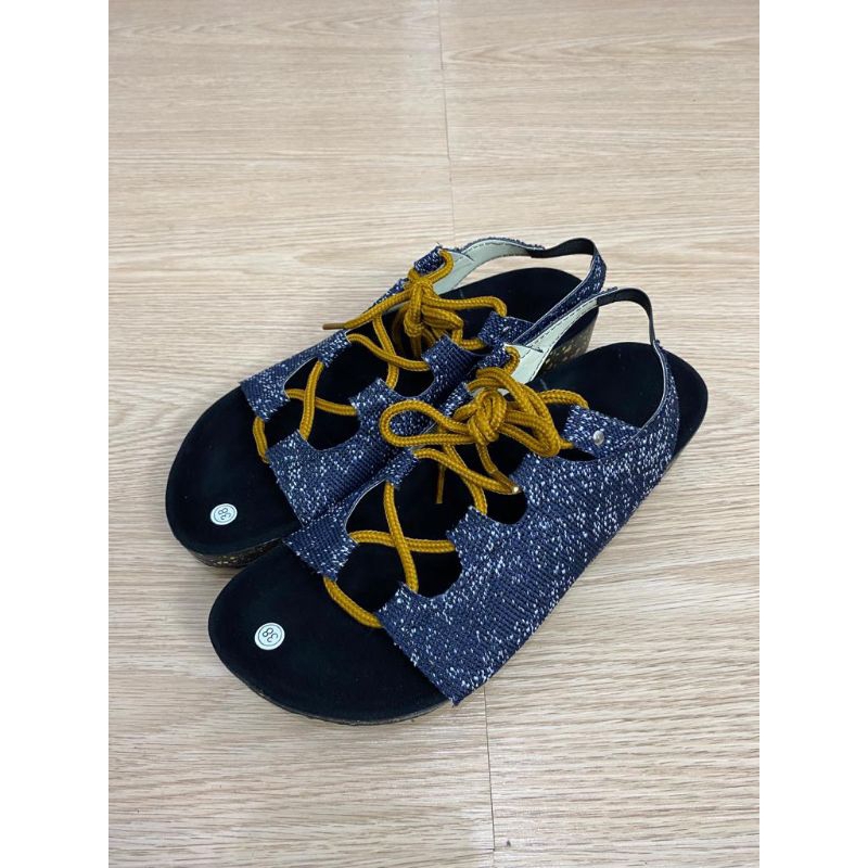 SB ~ SANDAL BIRKEN WANITA GLADIATOR KANVAS