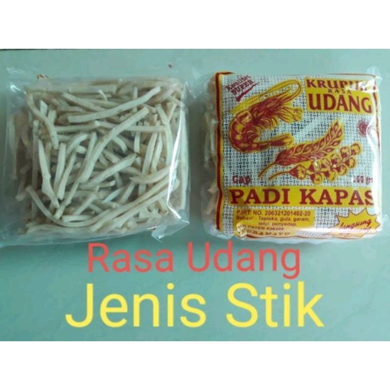 

Kerupuk Udang Super Stik Padi Kapas ENAK ASLI PABRIK