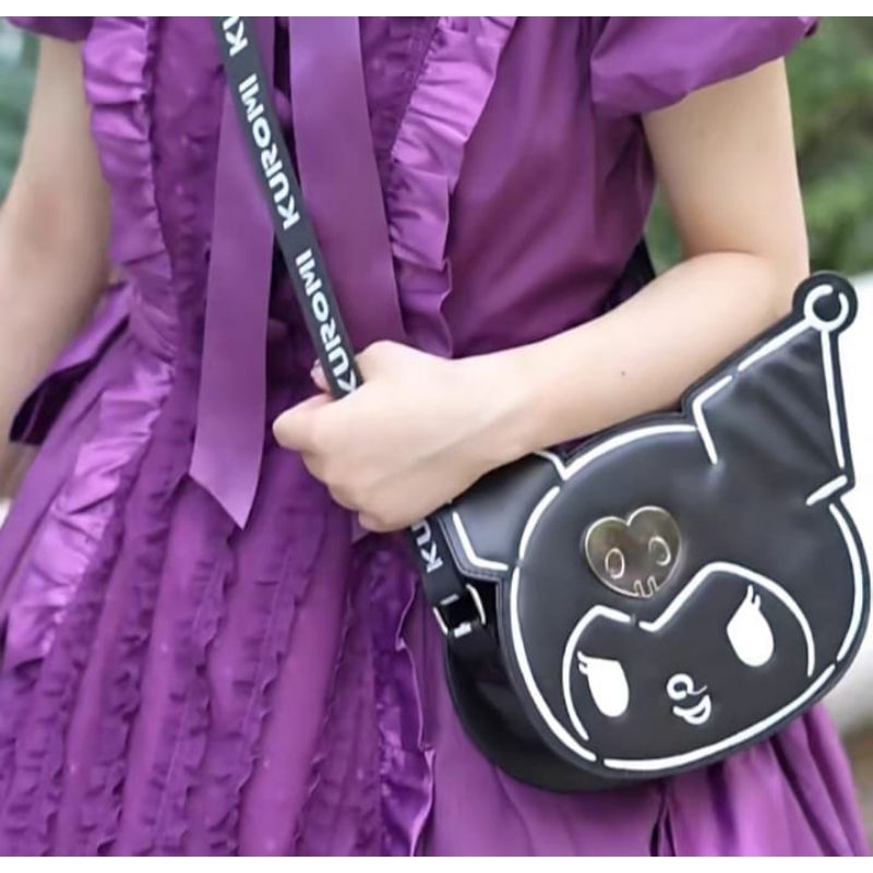 TAS KUROMI / SHOULDER BAG KUROMI / POUCH KUROMI / DOMPET KUROMI IMPORT