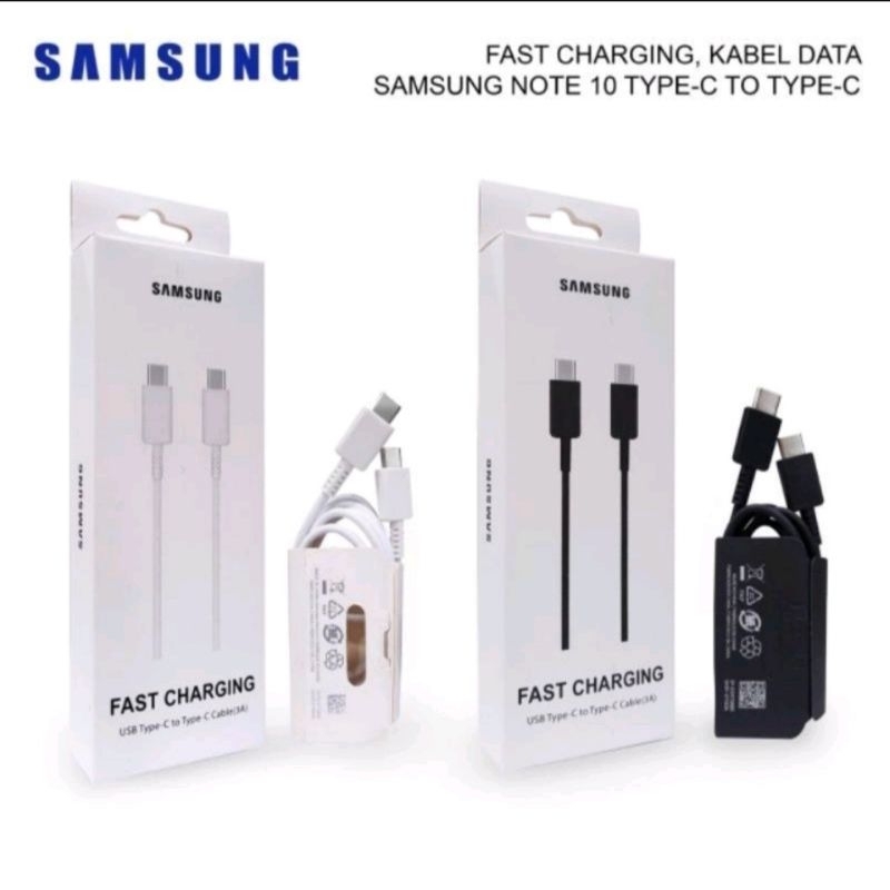 Kabel Data Samsung Galaxy S20 FE S21 FE USB Type C to C Original Super Fast Charging