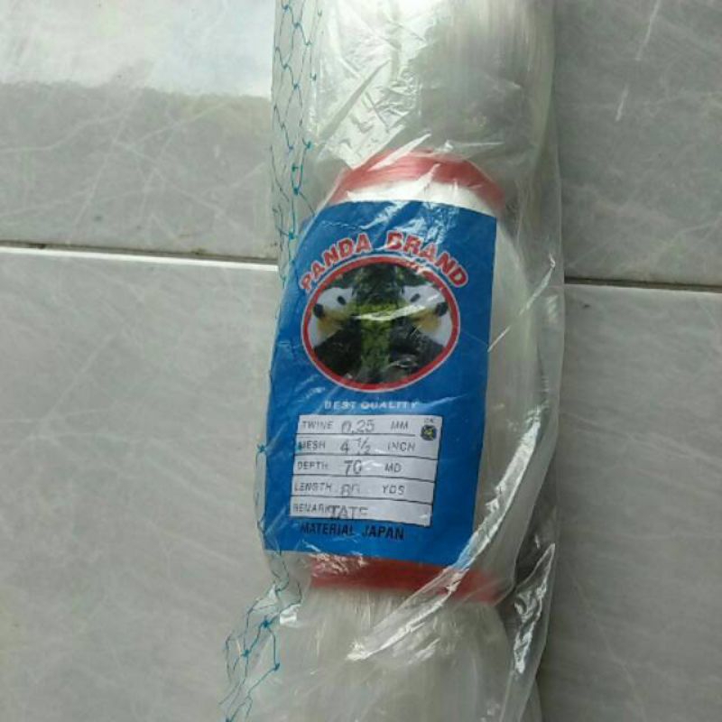 JARING IKAN jaring burung cap panda 4½ inchi 0.25 70 md/80 yds jala ikan