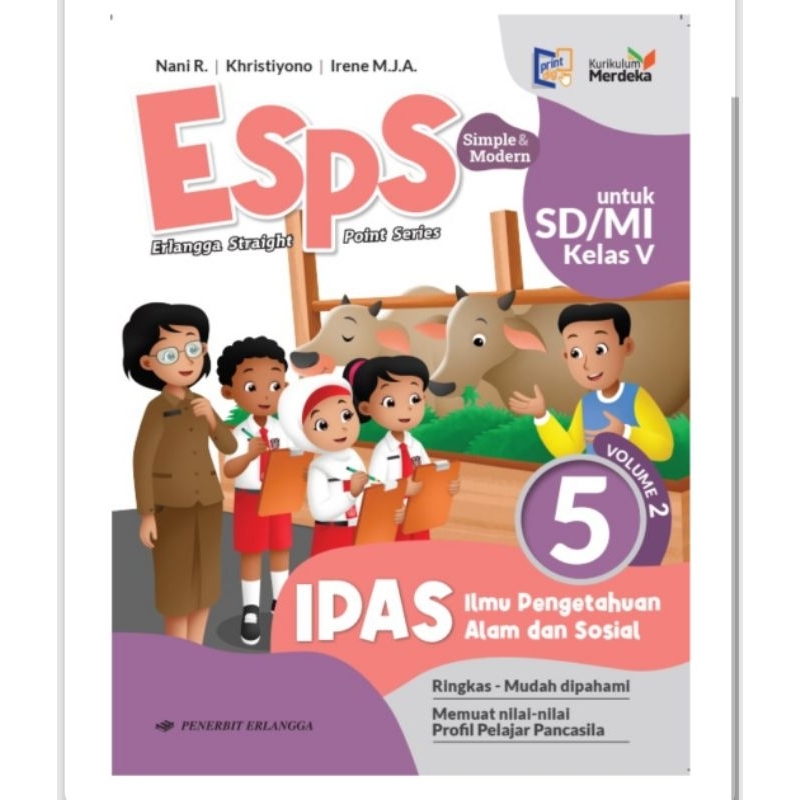 

Esps ipas SD kelas 5 volume 2 kurikulum merdeka (original)