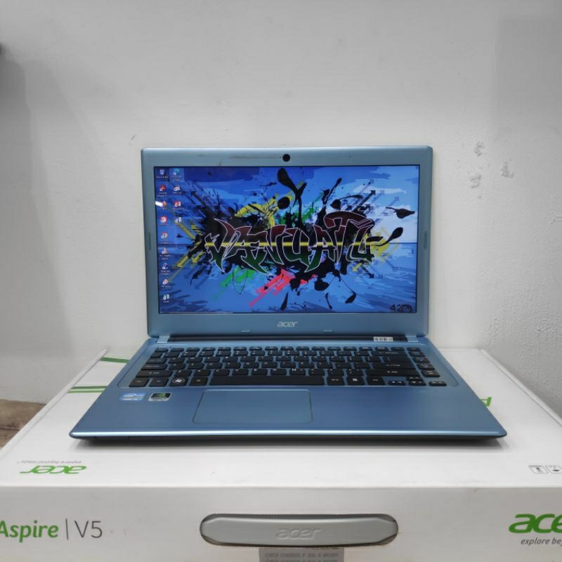 Laptop Acer Aspire V5-471G Intel Core i5-3317U RAM 8GB SSD 256GB FULLSET DUS ADA