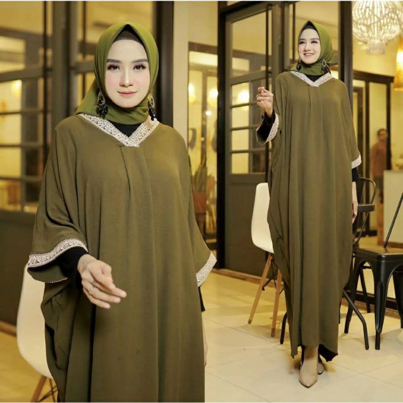 PRILY KAFTAN/KAFTAN WANITA JUMBO POLOS/KAFTAN LEBARAN WANITA TERBARU/KAFTAN TERLARIS/KAFTAN KOREAN STYLE KEKINIAN/KAFTAN WANITA MUSLIMAH/KAFTAN OOTD TERLARIS/BUSANA MUSLIM/RACUNSHOPEE