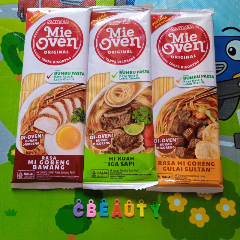 

(Ready) Mie Oven Mayora - Mie Goreng Bawang, Gulai Sultan, Kuah Iga Sapi
