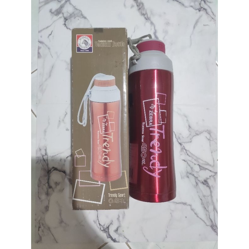 SALE Termos Zebra vacuum flask stainless steel Thailand 450ml thermos