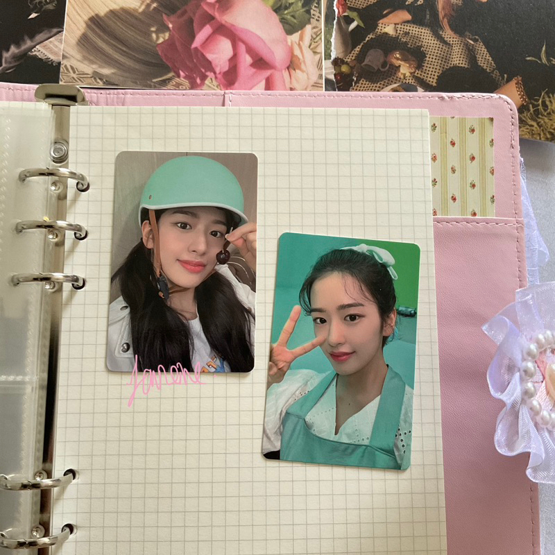 BOOKED Official Photocard IVE Yujin Dewytree Pair (Helmet & Apron)
