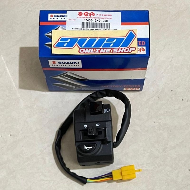 HOLDER KIRI SAKLAR KIRI SWITCH RAIDER FI SATRIA FU 150 INJEKSI FU FI RAIDER 150 FI ORIGINAL SGP