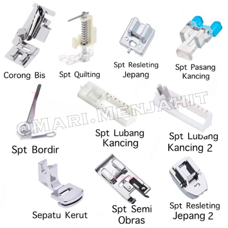 Aneka Sepatu Mesin Portable Untuk Rumah Tangga Janome Butterfly Singer