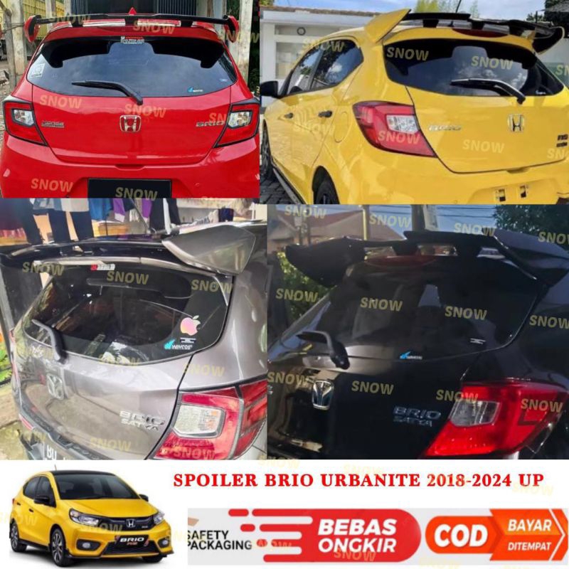 Spoiler Belakang All New Brio 2018 2022 2023 2024 Urbanite RS SATYA