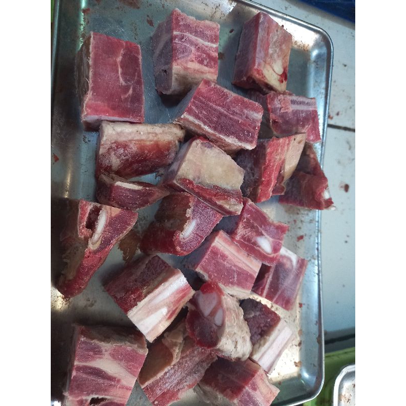 TULANG IGA SAPI LOKAL MIX BACKRIB SHORTRIB berdaging tebal 1 KILO