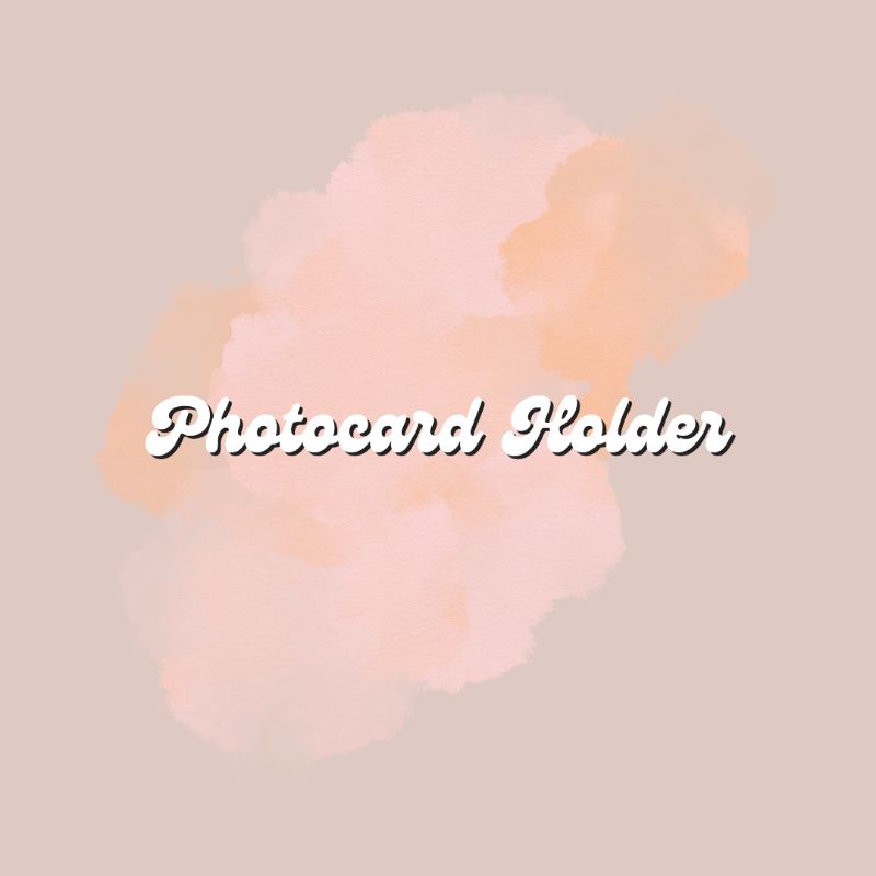 Custom Photocard Holder card holder cahol pocahol