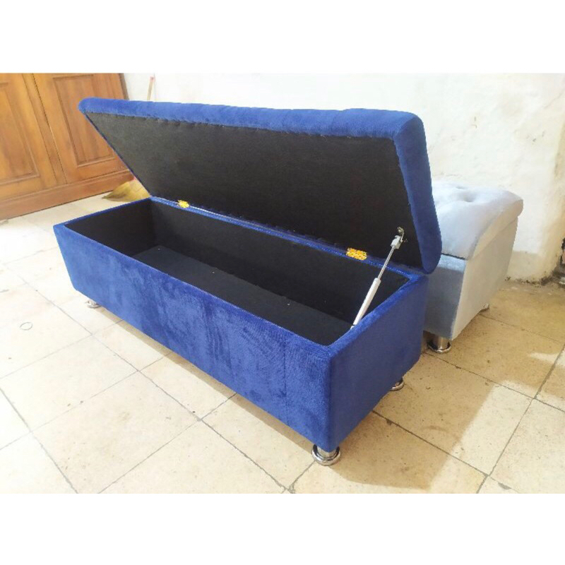 SOFA BENCH STORAGE BOX BISA BUAT SIMPAN BARANG BISA DUDUKIN 100kilo berat tahan