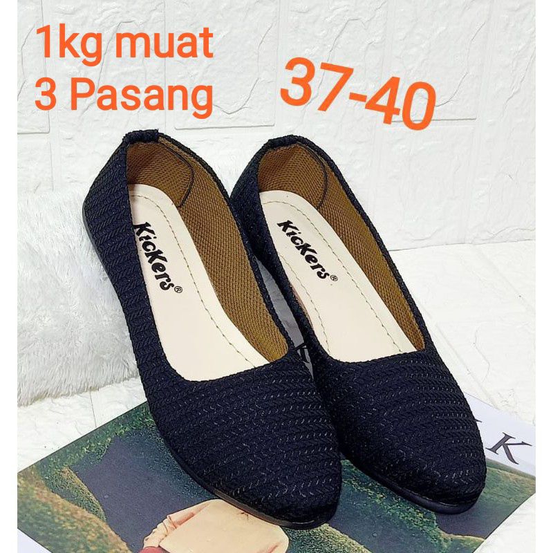 Promo 4.4 flatshoes wanita kickers kode RJ01 | sepatu flat shoes kickers