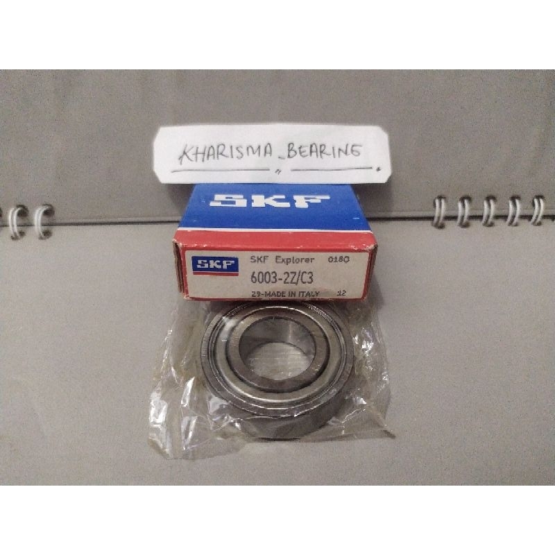 Ball Bearing 6003 ZZ C3 SKF Italy Original