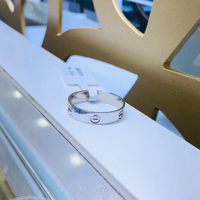 cincin cartier putih 750%/17k18k/22k