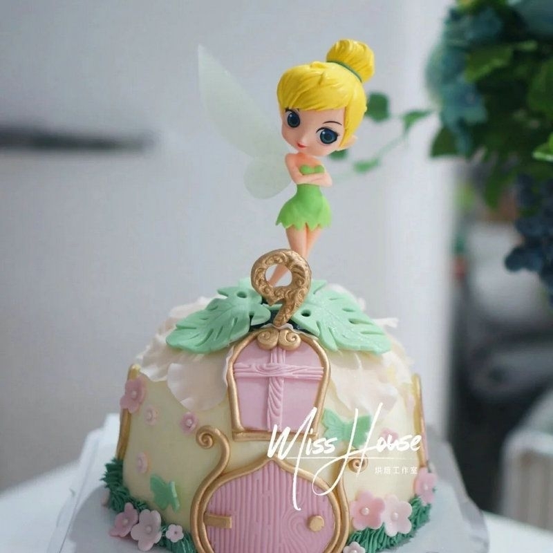 TOPPER KUE FIGURE TINKERBELL/ TOPPER CAKE TINKERBELL KUALITAS PREMIUM/ PRINCESS/ TINKERBELL