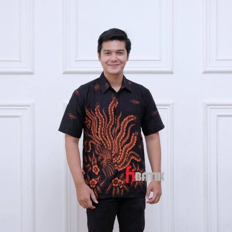 Kemeja Batik Pria Jumbo Big Size M L XL XXL XXXL XXXXL XXXXXL Kemeja Batik Jumbo Lengan Panjang  Motif Inara Berkualitas