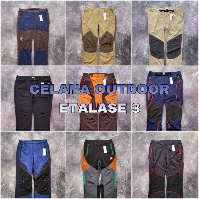Celana Gunung Softshell Polar Tebal Second Outdoor