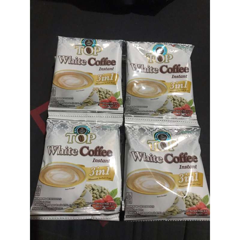 

Top white coffe instant 3in1 1rcg isi 12pcs,,21g