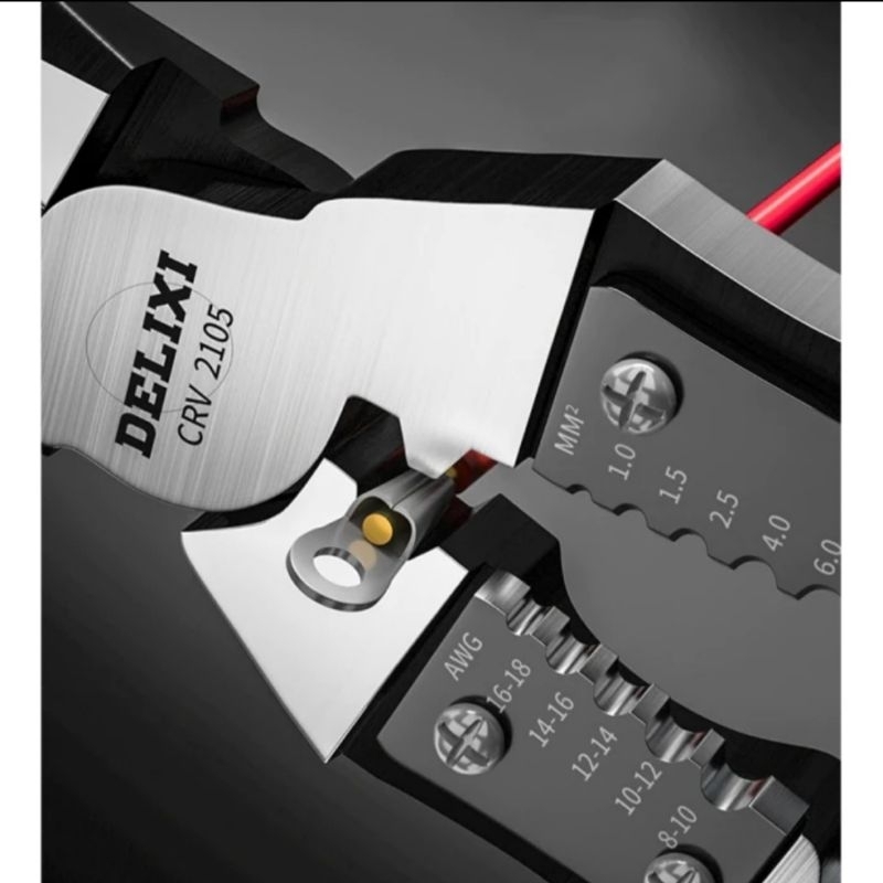 DELIXI Original tang potong wire cutter stripping PREMIUM 9inch