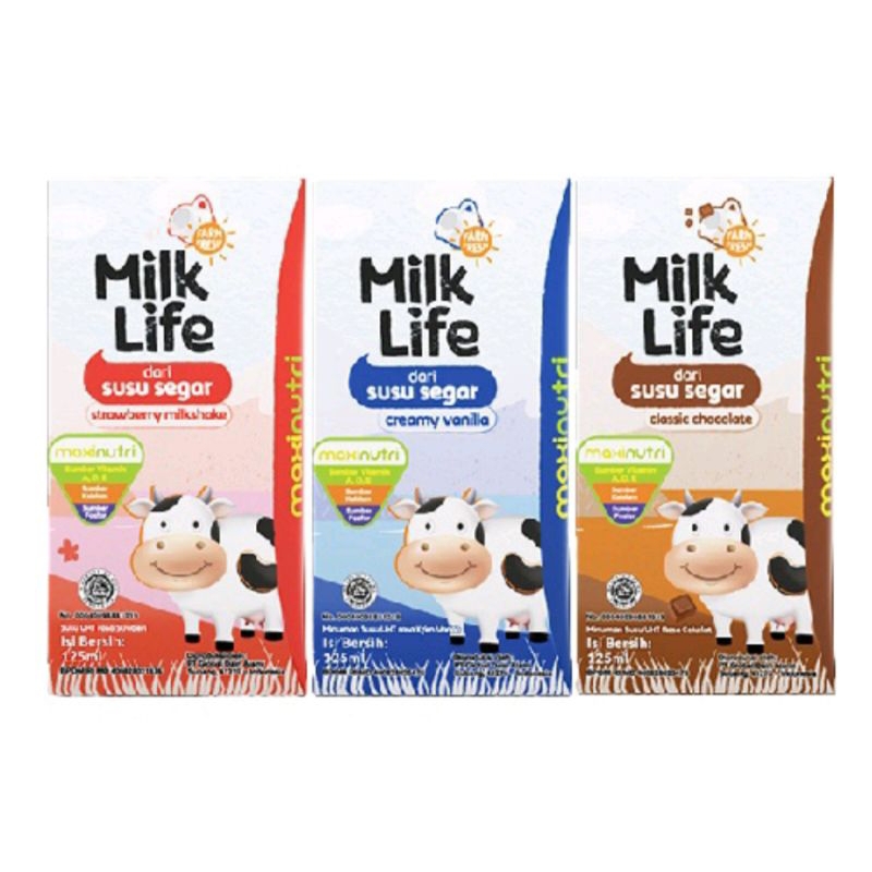 SUSU UHT MILK LIFE BT21 @115ml (SATUAN)