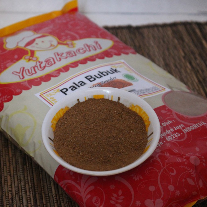 Pala Bubuk Asli 1Kg Yutakachi / Biji Pala Bubuk / Nutmeg Powder /  Bumbu Rempah Bubuk Murni Kualitas Premium Pusat Bumbu