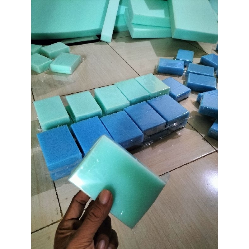 spons ukuran 10cmx7cm murah dan awet / spons cuci serbaguna / motor / mobil / piring / gelas / peresap tinta printer - spons mandi ayam / filter aqurium