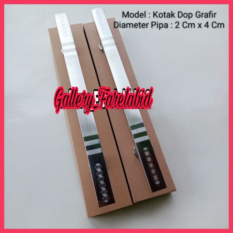 1 Meter Handle Pintu Rumah Stainless Gagang Pintu 100 Cm Pegangan Tarikan Pintu Kupu Tarung Minimalis