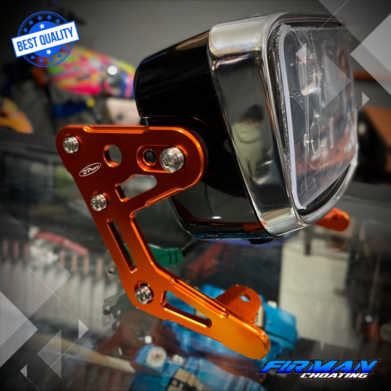 BAUT CUSTOM PROBOLT KUPINGAN LAMPU OVAL RX KING STENLIS STAINLES ANTI KARAT (Harga 8biji)