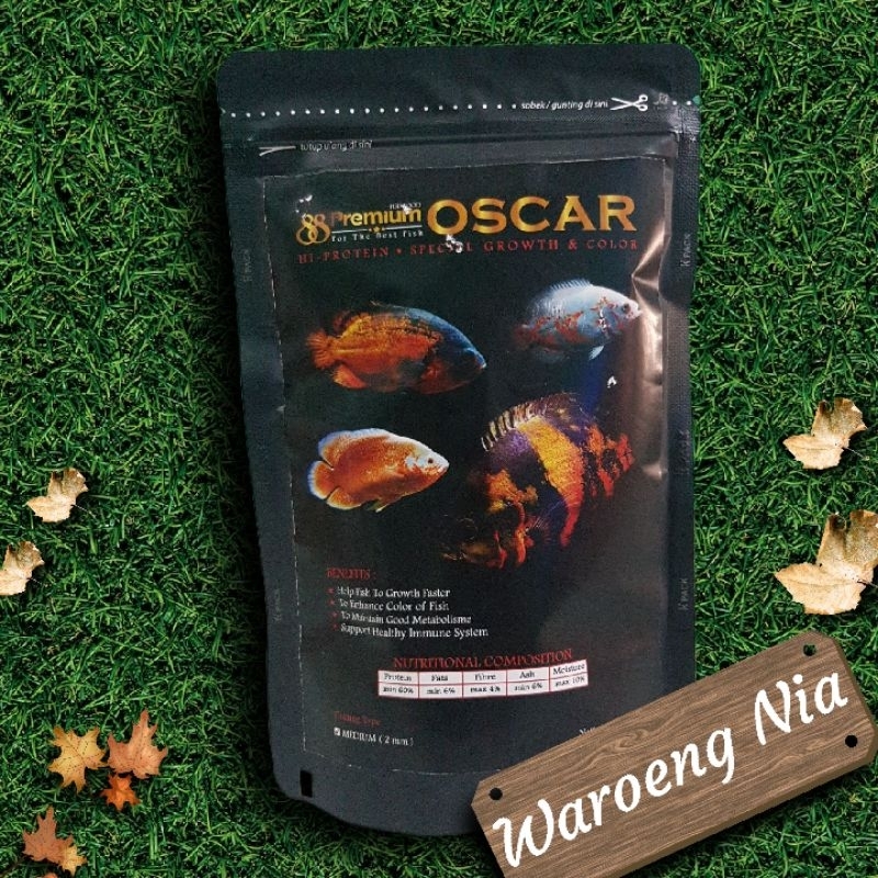 Pelet Ikan Oscar Premium 88 / Pakan Ikan Mengapung / Floating Fish Food / Pelet Ikan Predator