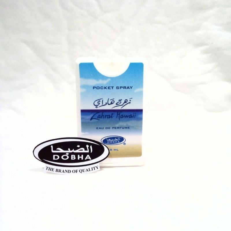 Parfum Dobha Pocket Spray ZAHRAT HAWAI 18ml Original