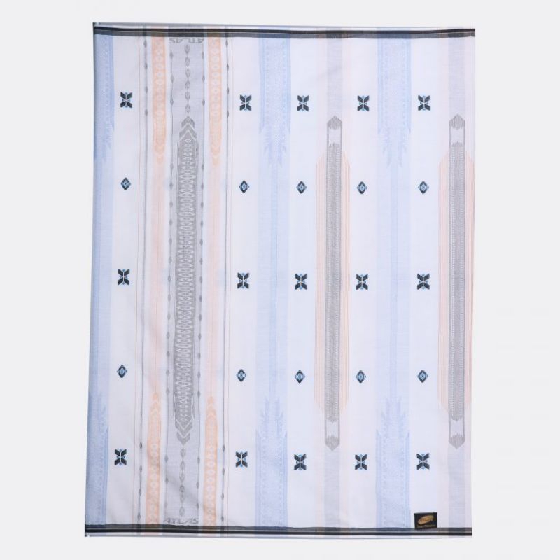 SARUNG ATLAS SUPER PREMIUM 945 SONGKET KREASI ISTANBUL PUTIH BIRU 01