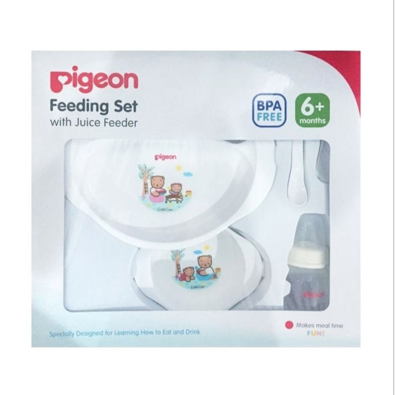 PIGEON FEEDING SET WITH JUICE FEEDER