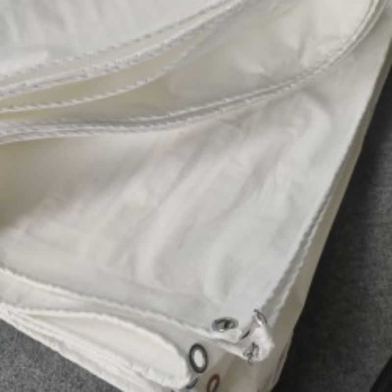 terpal putih tenda ukuran reques / sesuai permintaan