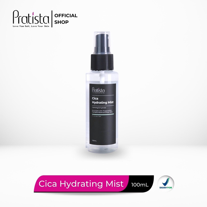 Pratista - Cica Hydrating Mist 100ml / Toner Pratista Botol Spray / Toner Wajah untuk Melembabkan Kulit Kering