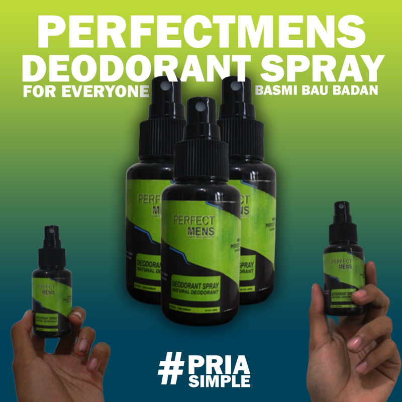 PERFECTMENS DEODORANTSPRAY UNTUK PRIA PARFUM KETIAK PUTIH,CERAH DAN WANGI UNTUK PRIA LAKI LAKI deodorant spray memutihkan ketiak