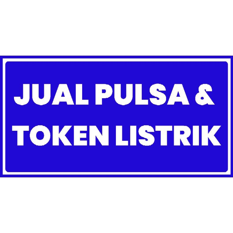 

Stiker tulisan jual pulsa stiker jual token listrik stiker buat warung