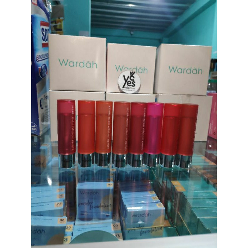 Wardah Colorfit Ultralight ORIGINAL Matte Lipstick 01 02 03 04 05 06 07 08 lipstik Makeup bibir