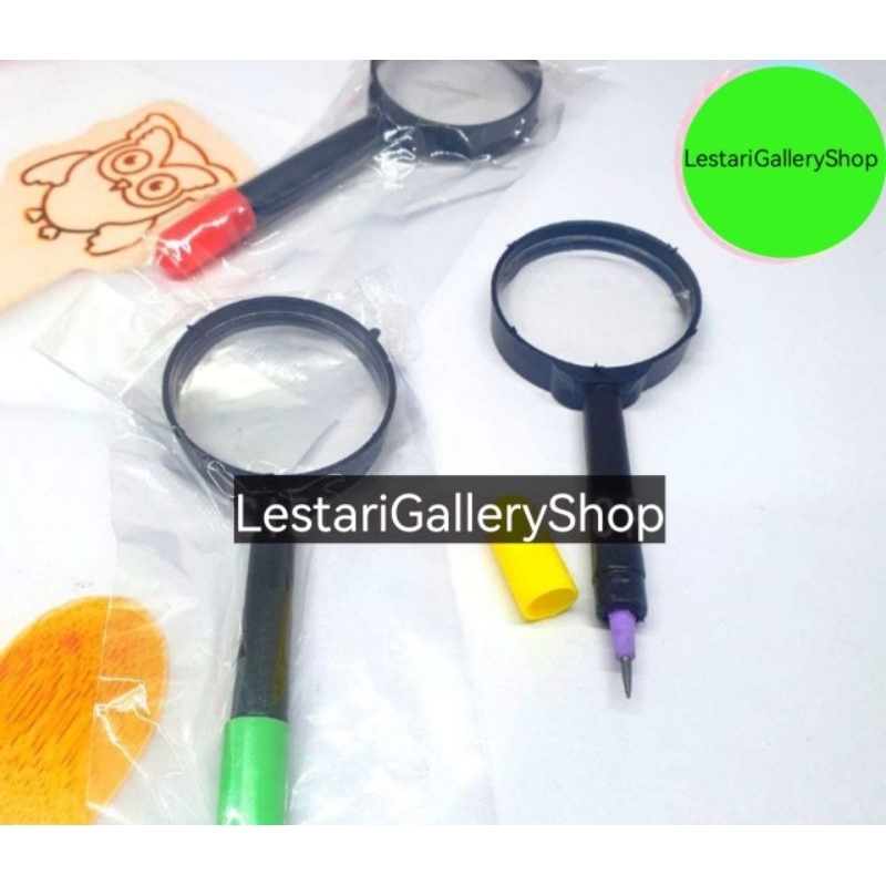 [LGS] KACA PEMBESAR MINI + PENSIL ANAK EDUKATIF/ MAINAN EDUKASI MAGNIFYING GLASS TOY / CIEL BLEU SHOP