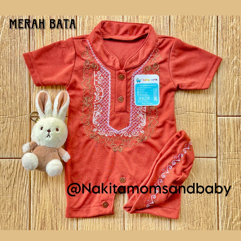 Jumper Koko Lebaran Aqiqah Baju Bayi Newborn SNI per 1set Diskon 9.9