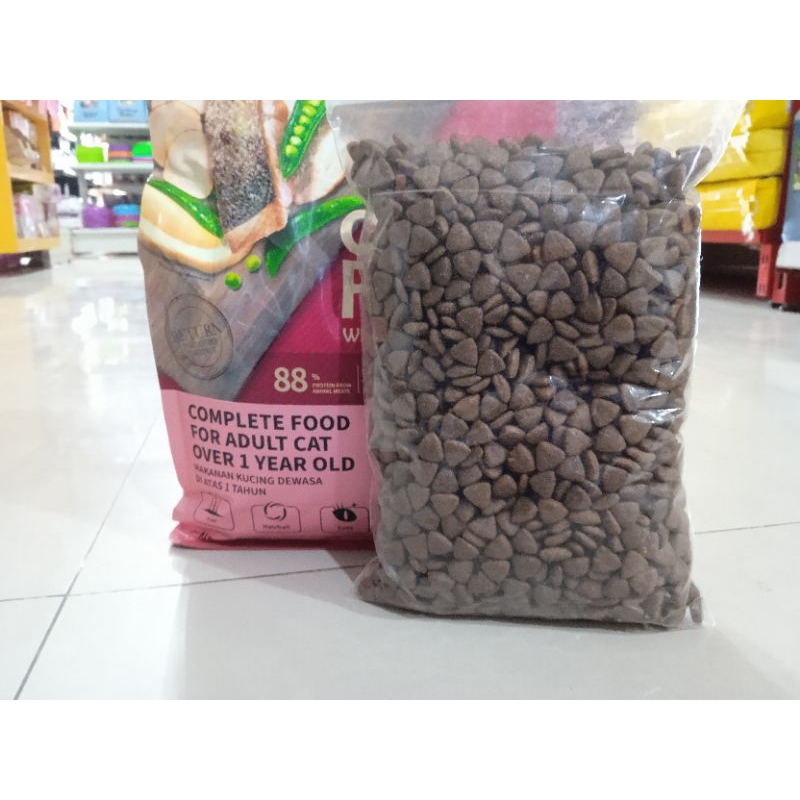 Kitchen Flavour Adult Grain Free 8kg (Ekspedisi) makanan kucing dewasa kf grain free dry catfood