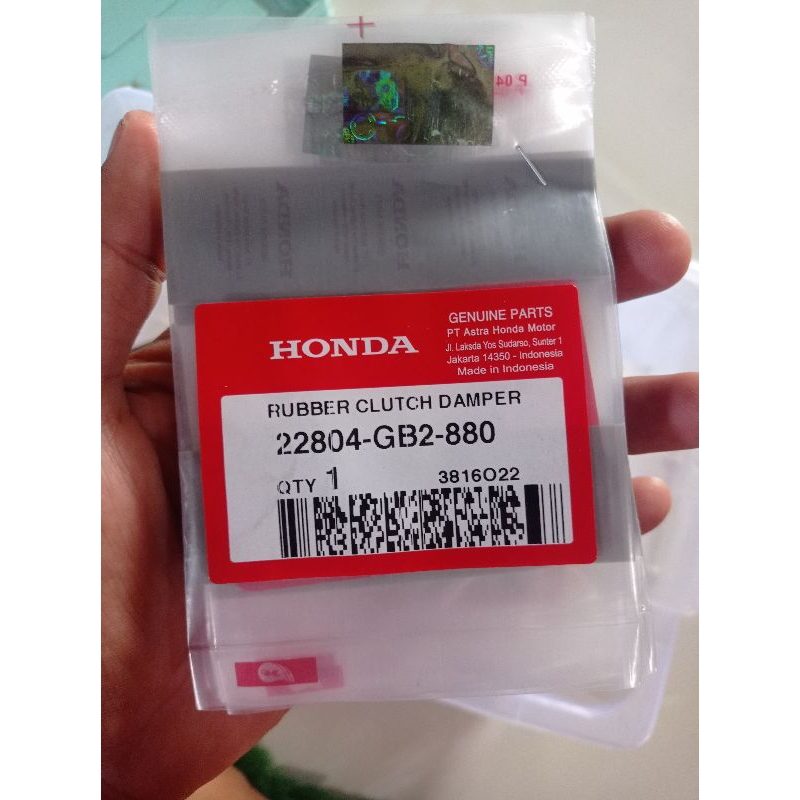 22804-GB2-880 HGP ORIGINAL 100% RUBBER CLUTH DAMPER